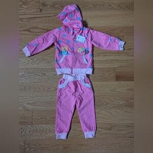 NWT Adorable Set - Hooded Baby Outfit - 12-18m